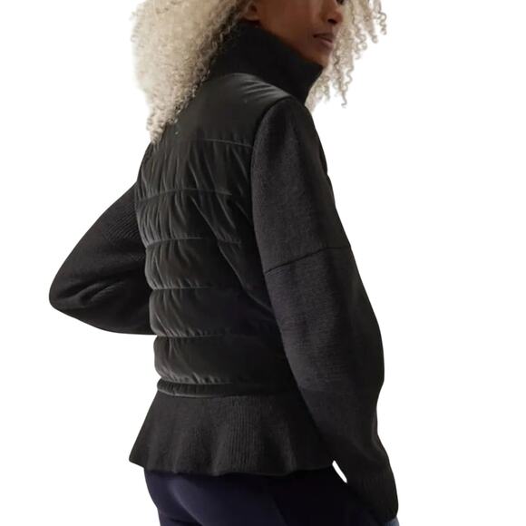 ATHLETA Hanover Hybrid Black Jacket, Size XL, New with Tag MSRP $259 - Picture 2 of 16